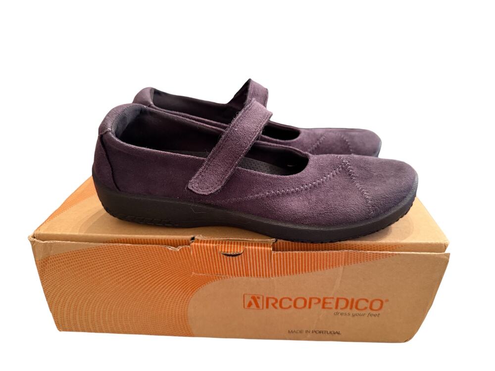Arcopedico Women's Bordeaux Suede L18 Casual Mary Jane Shoes Size 8.5